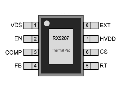RX5207 升压控制驱动芯片