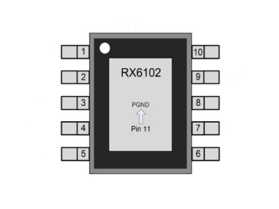 RX6102  双节锂电池同步升压充电管理芯片